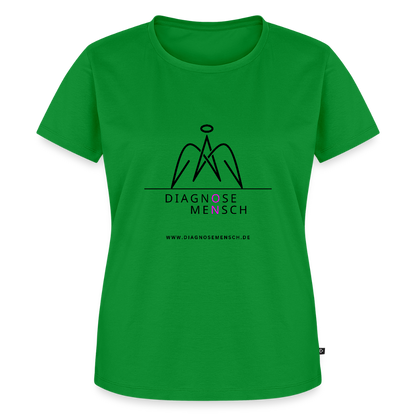 Frauen Premium T-Shirt  - "Diagnose Mensch! - Grün