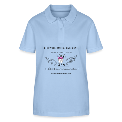 Bio-Poloshirt "ZFA" - Best Buddy - sky Blue