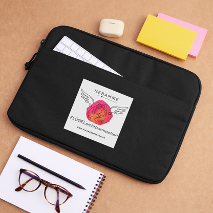 Laptoptasche 15" "Hebamme" - Best Buddy - Schwarz