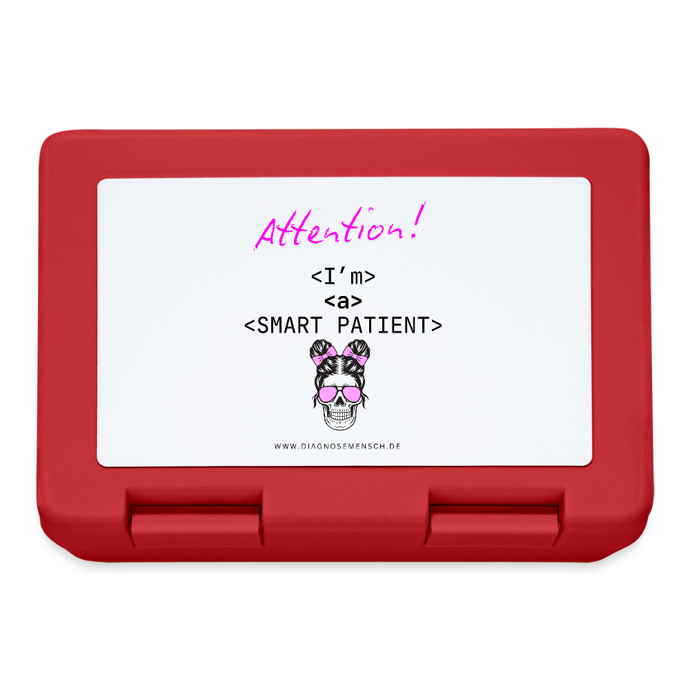 Brotdose "I'm a smart patient" - Bad Girl - Rot