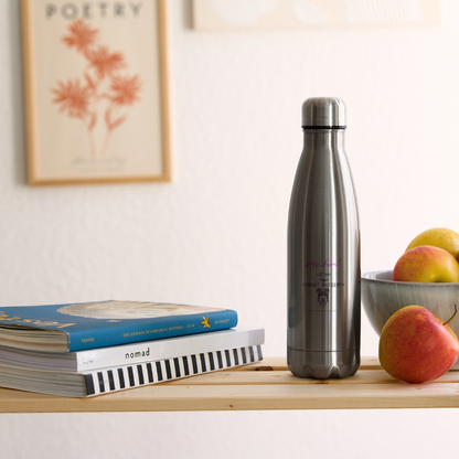 Isolierflasche "I'm a smart patient" - Bad Girl - Lightsilver