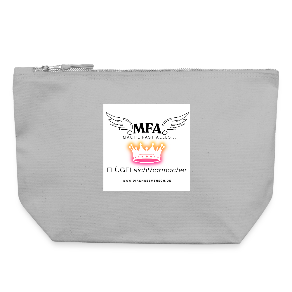 Täschchen Größe L "MFA Crown" - Best Buddy - Grau meliert