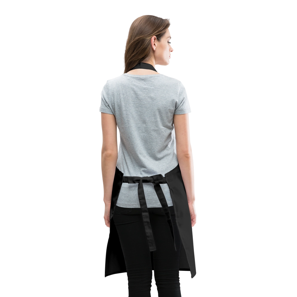 Kochschürze unisex ""I'm a smart patient" -Trendy - Schwarz