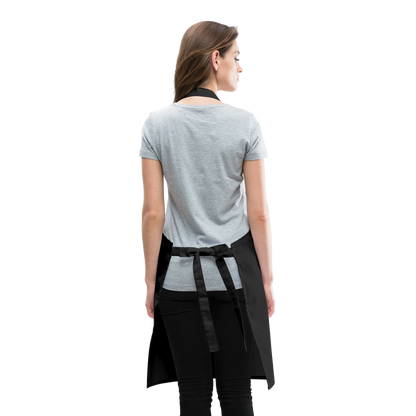 Kochschürze unisex ""I'm a smart patient" -Trendy - Schwarz