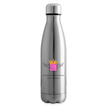 Isolierflasche "Flügel Mom" - Best Buddy - Lightsilver