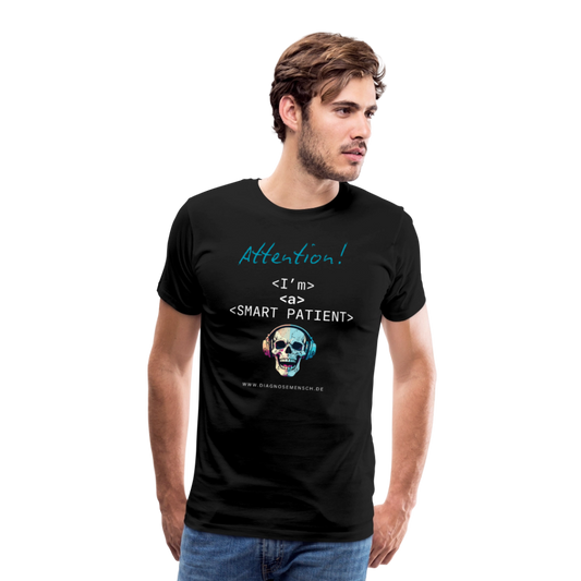 Premium T-Shirt "I'm a smart patient" - Bad Boy - Schwarz