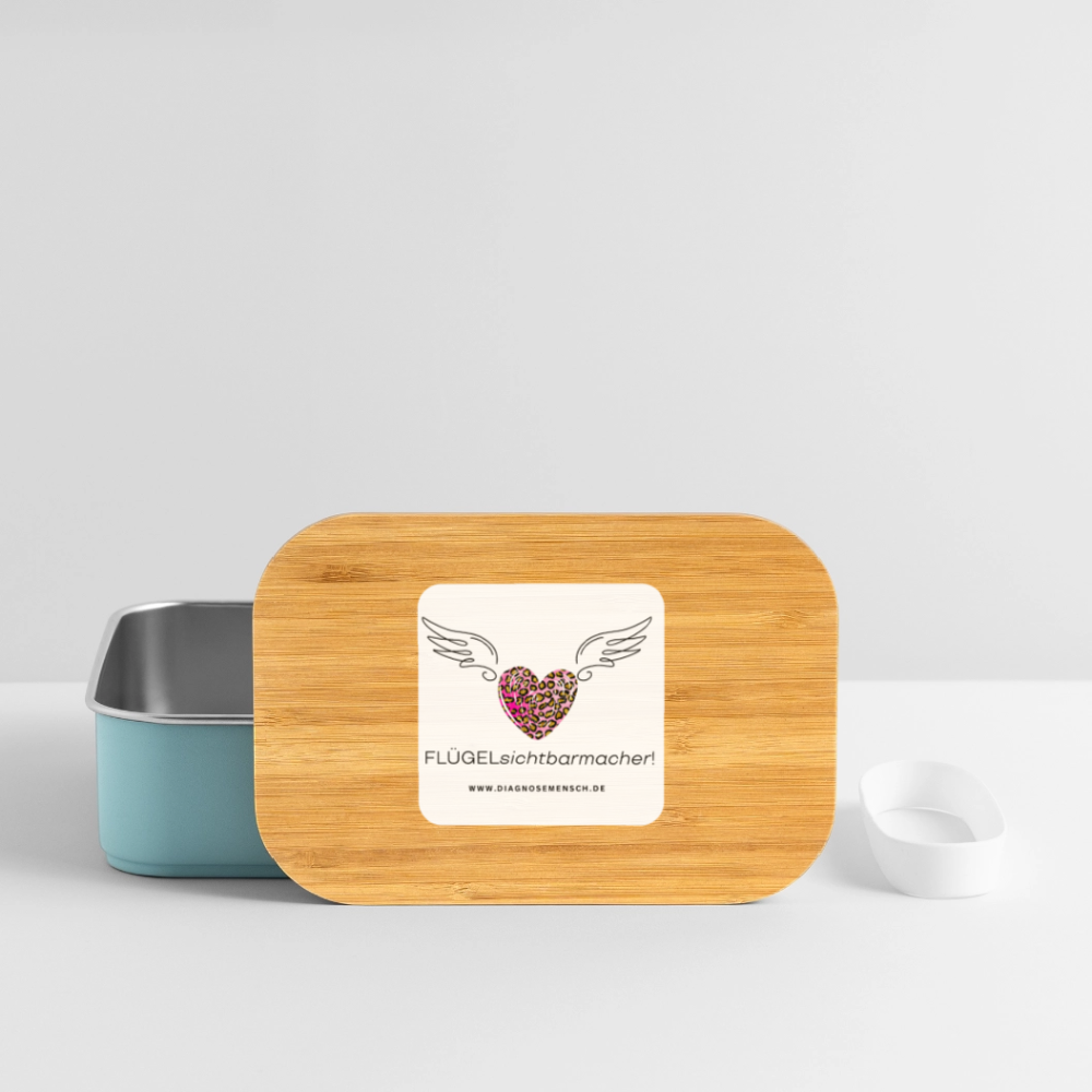 Lunch Box "FLÜGELsichtbarmacher" - Best Buddy - Hellblau