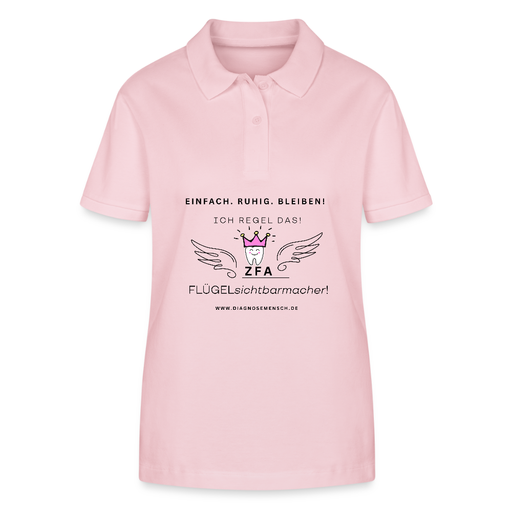 Bio-Poloshirt "ZFA" - Best Buddy - Hellrosa