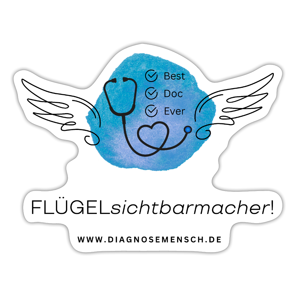 Sticker "Best Doc Ever" - Mattweiß