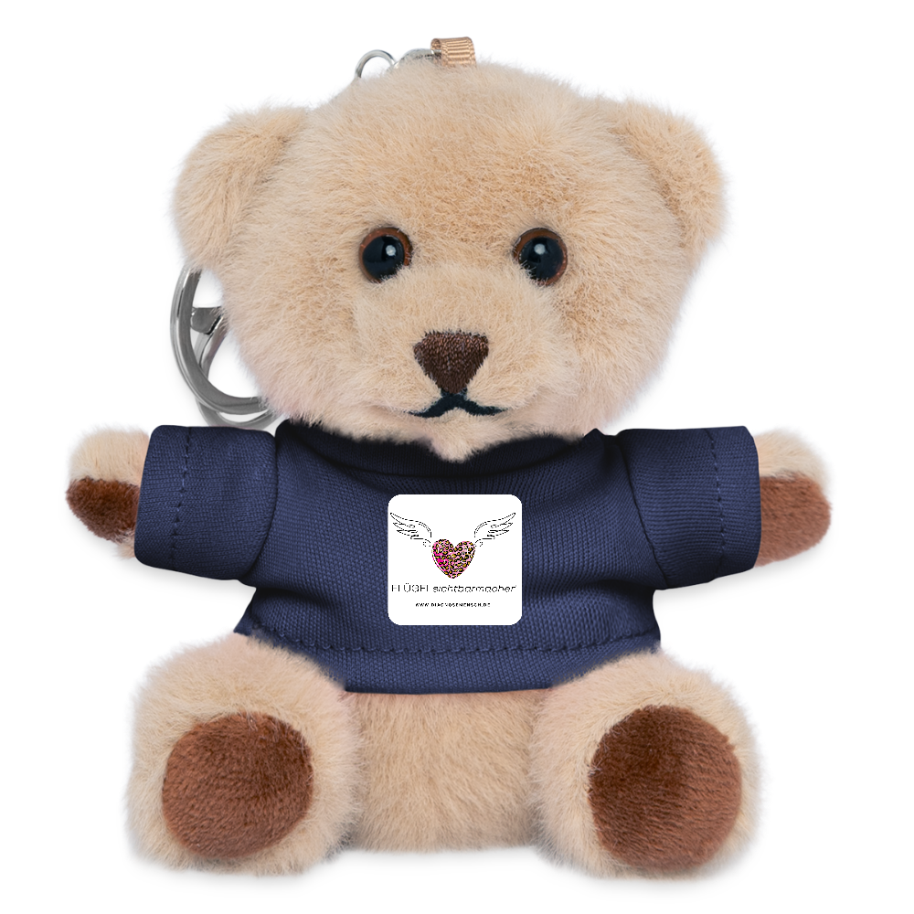Kuscheltier Schlüsselanhänger "FLÜGELsichtbarmacher" - Best Buddy - Navy