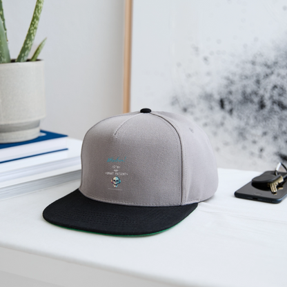 Snapback Cap "I'm a smart patient" - Bad Boy - Graphit/Schwarz