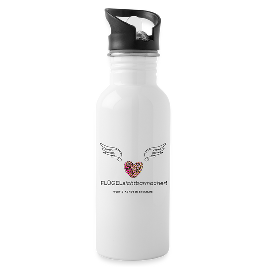 Trinkflasche "Flügel" - Best Buddy - Weiß