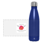 Thermosflasche 500 ml "Hebamme" - FLÜGELsichtbarmacher - Dunkelblau 