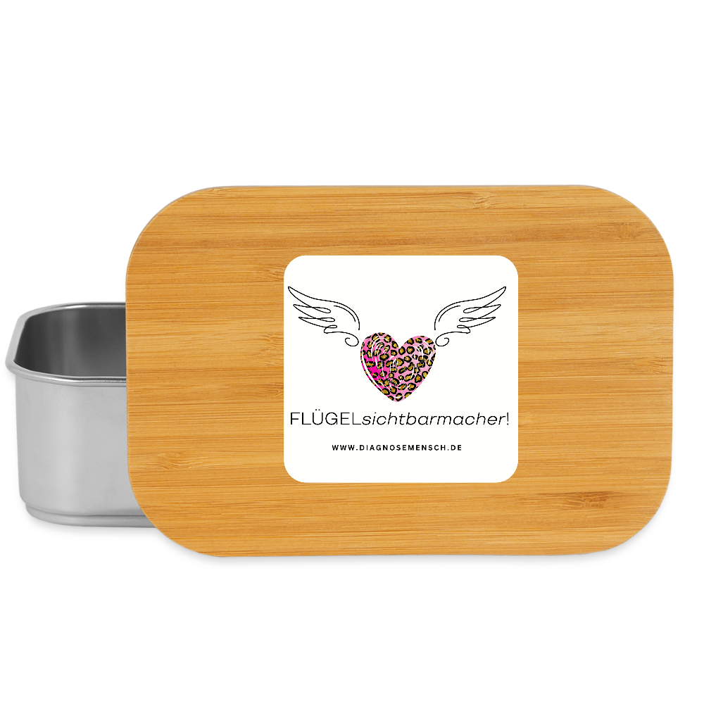 Lunch Box "FLÜGELsichtbarmacher" - Best Buddy - Silber