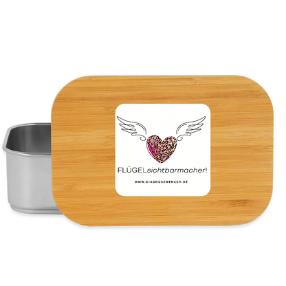Lunch Box "FLÜGELsichtbarmacher" - Best Buddy - Silber