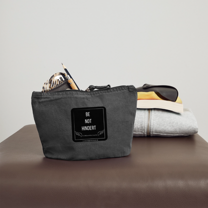 VINTAGE Täschchen "BE NOT HINDERT" - FLÜGELsichtbarmacher - Vintage Schwarz