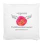 Kissenbezug 40 x 40 cm "Flügel Hebamme" - Best Buddy - Weiß