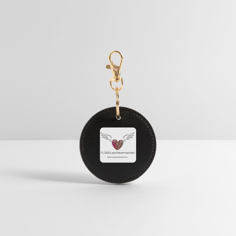 BOUTIQUE Schlüsselanhänger "FLÜGELsichtbarmacher" - Best Buddy - Schwarz