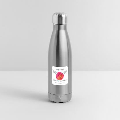Thermosflasche 500 ml "Hebamme" - FLÜGELsichtbarmacher - Lightsilver