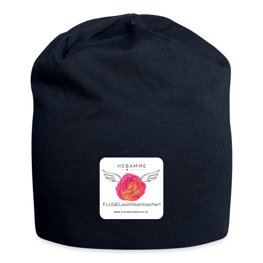 Jersey-Beanie "Hebamme" - FLÜGELsichtbarmacher - French Navy