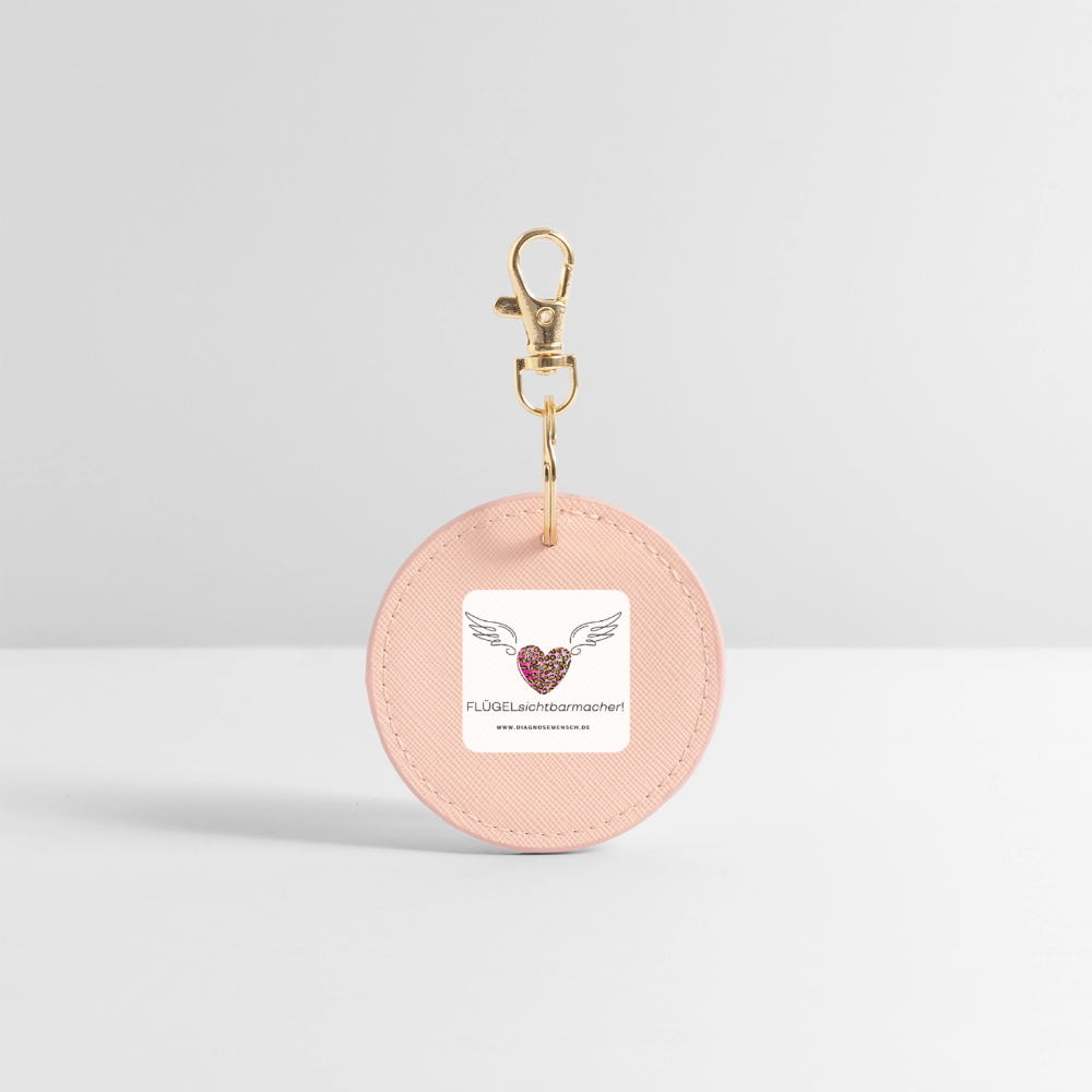 BOUTIQUE Schlüsselanhänger "FLÜGELsichtbarmacher" - Best Buddy - Hellrosa