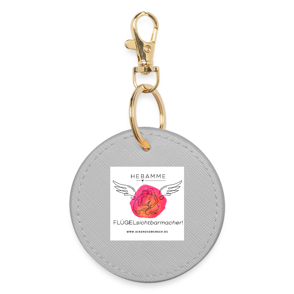 BOUTIQUE Schlüsselanhänger "Hebamme" - Best Buddy - Grau