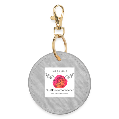 BOUTIQUE Schlüsselanhänger "Hebamme" - Best Buddy - Grau