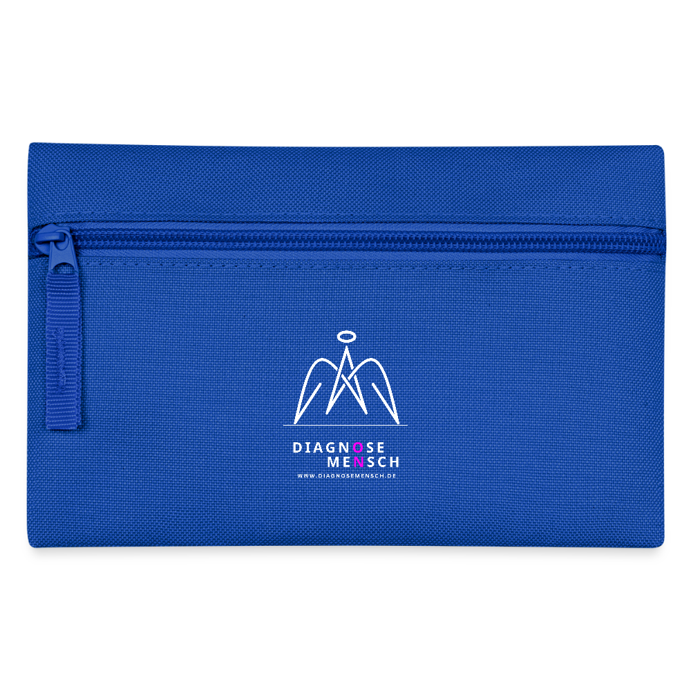Federtasche "Diagnose Mensch - ON" - Royalblau