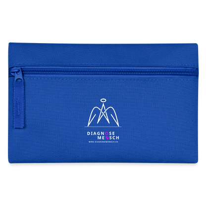 Federtasche "Diagnose Mensch - ON" - Royalblau