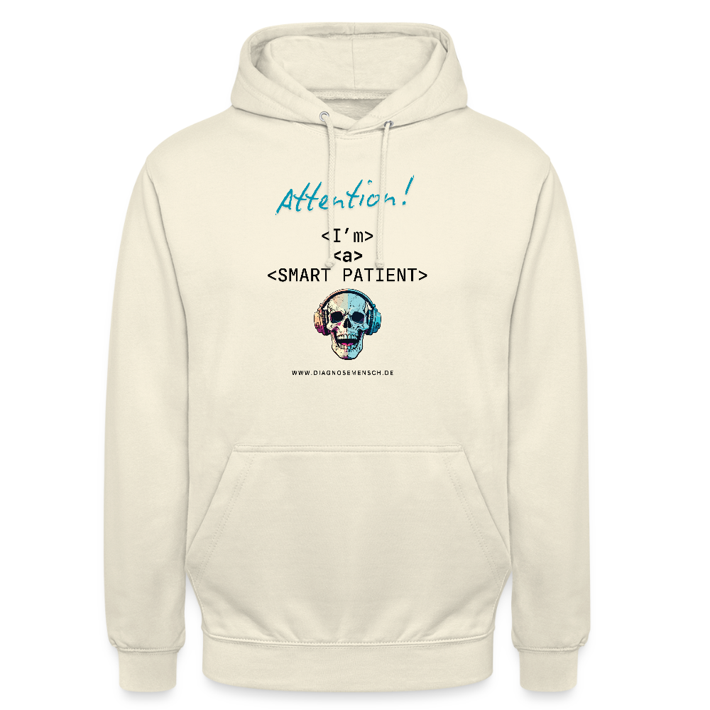 Unisex Hoodie "I'm a smart  patient" - Bad Boy - Vanille-Milchshake