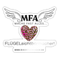 Sticker "MFA Leo" - Best Buddy - Weiß glänzend