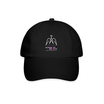 Baseballkappe "Diagnose Mensch - ON" - Schwarz/Schwarz