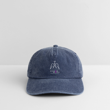 Relaxed Vintage Cap "Diagnose Mensch - ON" - Vintage Denim