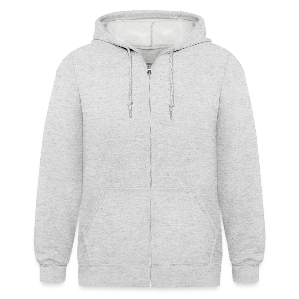 Unisex Heavyweight Kapuzenjacke "Hebamme" - Best Buddy - Weiß meliert