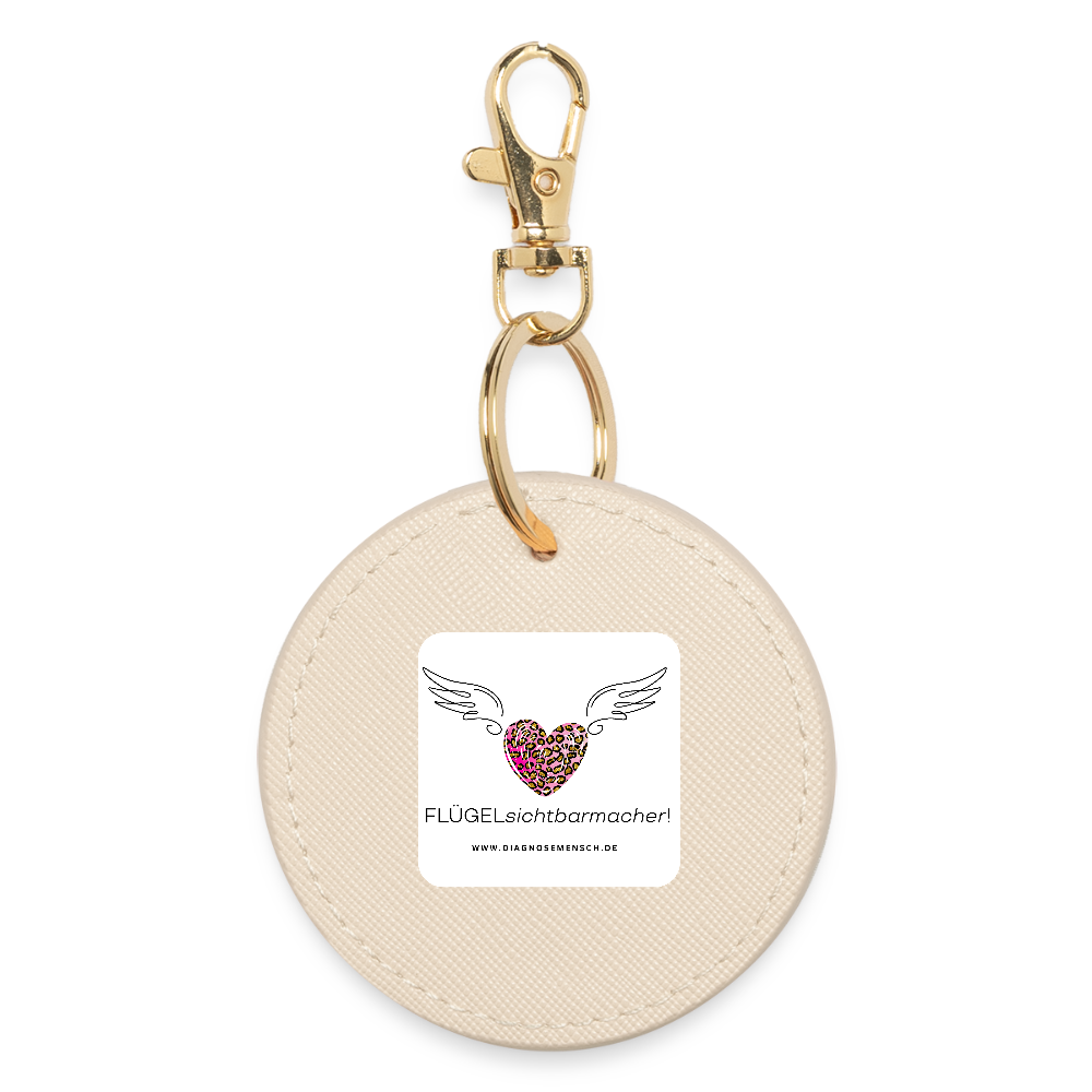 BOUTIQUE Schlüsselanhänger "FLÜGELsichtbarmacher" - Best Buddy - Auster