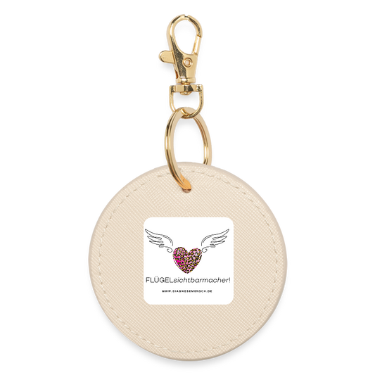 BOUTIQUE Schlüsselanhänger "FLÜGELsichtbarmacher" - Best Buddy - Auster