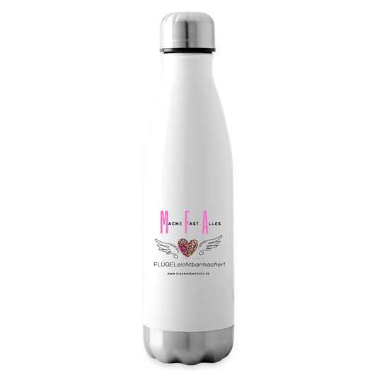 Isolierflasche "MFA" - Best Buddy - Weiß