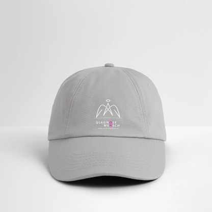 Baseballkappe "Diagnose Mensch - ON" - Grau