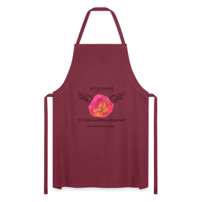 Kochschürze "Hebamme" - Best Buddy - Bordeaux