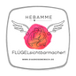 Viereckiger Kühlschrankmagnet "Flügel Hebamme" - Best Buddy - Weiß