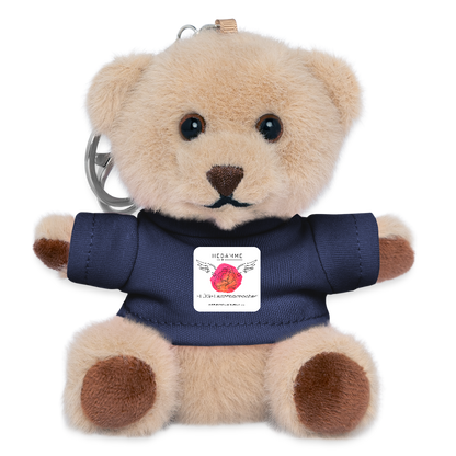 Kuscheltier Schlüsselanhänger "Hebamme" - Flügelsichtbarmacher - Navy