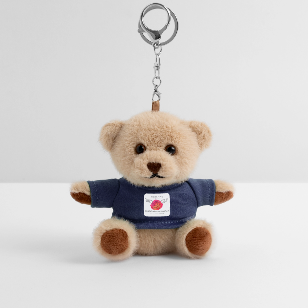 Kuscheltier Schlüsselanhänger "Hebamme" - Flügelsichtbarmacher - Navy