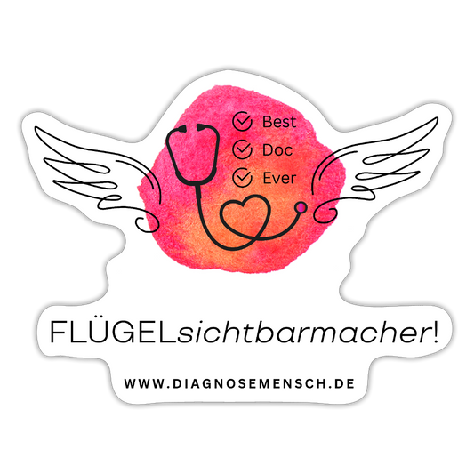 Sticker "Best Doc Ever" - Mattweiß