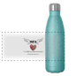 Glitzer Edelstahl Thermosflasche "MFA Leo" - Best Buddy - Blau Glitzer
