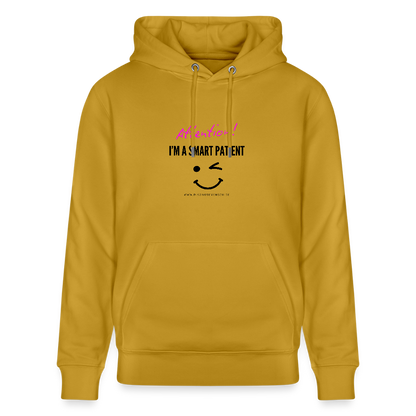 Bio-Hoodie CRUISER  "I'm a smart patient" - Funny - Ocker