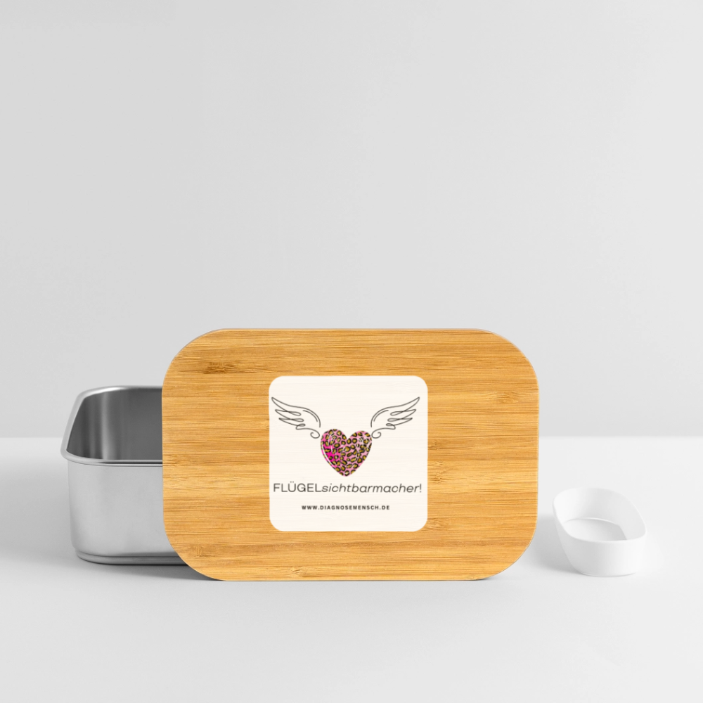 Lunch Box "FLÜGELsichtbarmacher" - Best Buddy - Silber