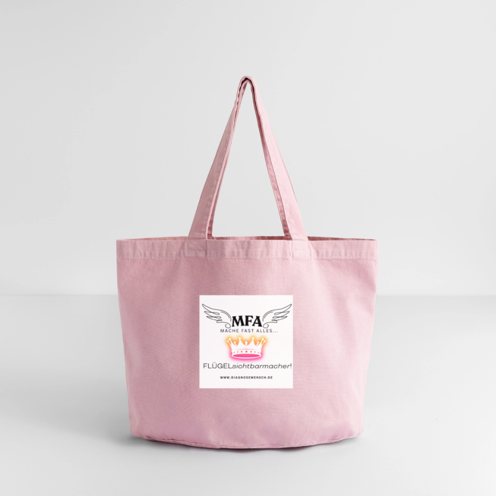 Vintage-Washed Shopper - Vintage Rosa