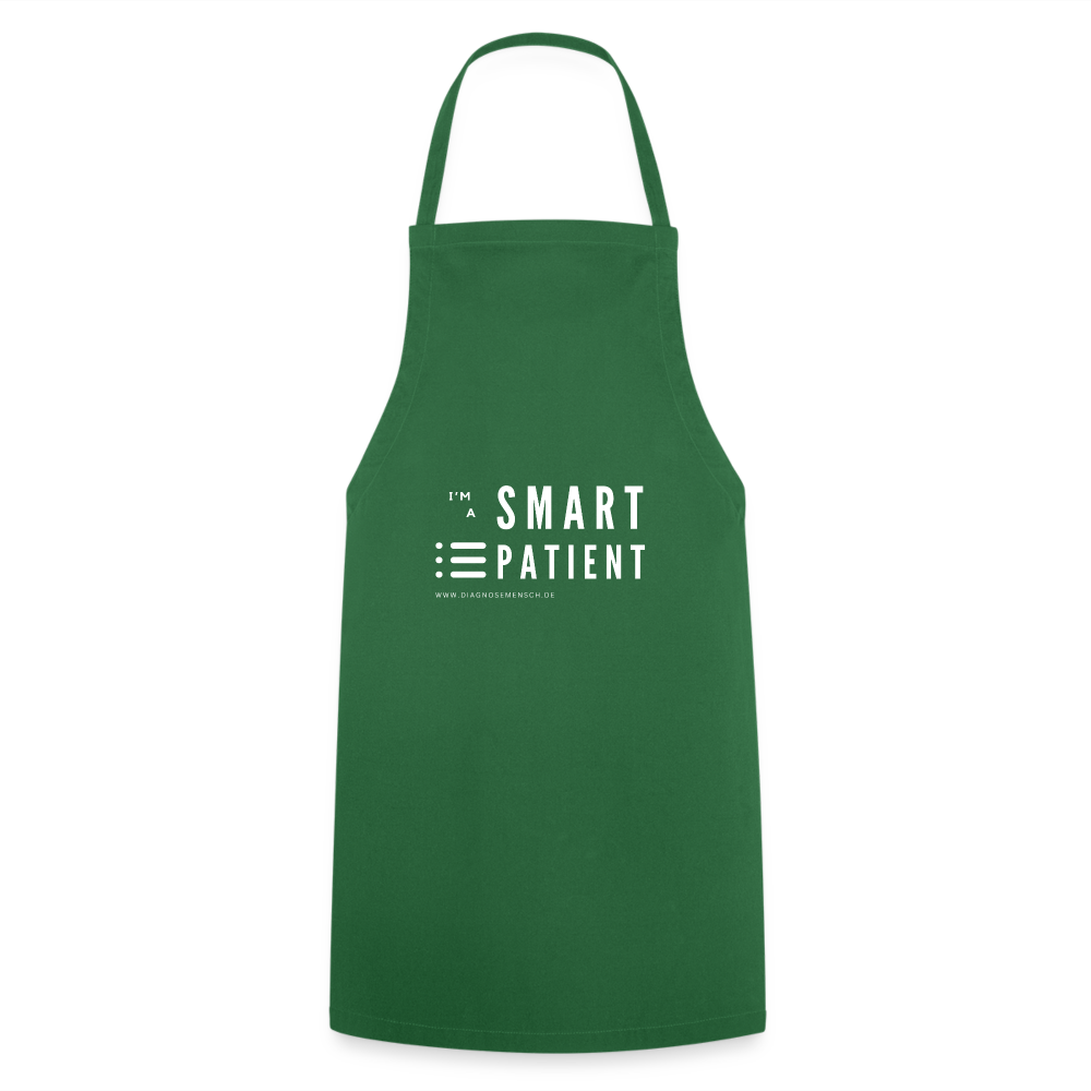 Kochschürze unisex ""I'm a smart patient" -Trendy - Grün