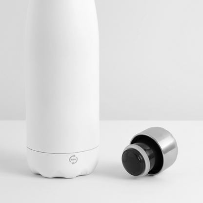 Thermosflasche 500 ml "Hebamme" - FLÜGELsichtbarmacher - Weiß