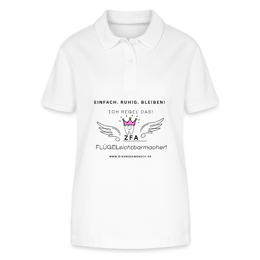 Bio-Poloshirt "ZFA" - Best Buddy - Weiß